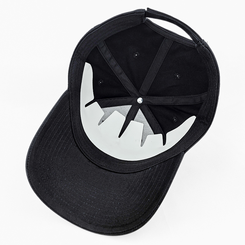 6 Panel Structured Baseball Cap with Snapback Enclosure - Image 5