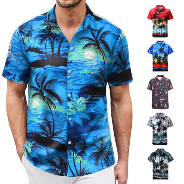 Mens Hawaiian Short Sleeve Shirt