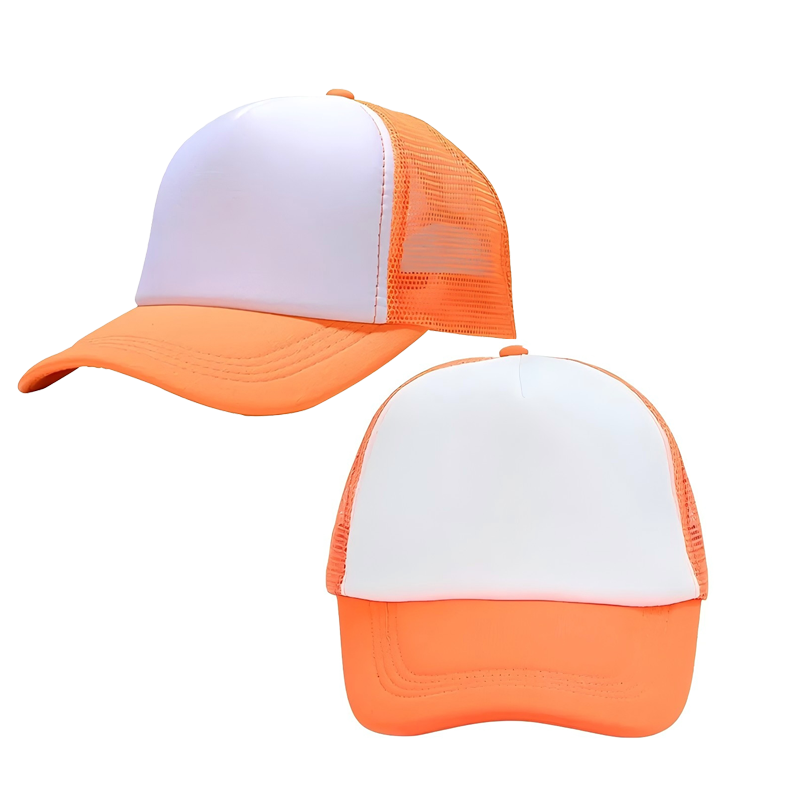 Two Tone Foam Trucker Mesh Cap - Image 4