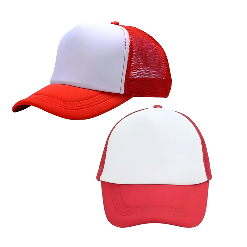 Two Tone Foam Trucker Mesh Cap - Image 8