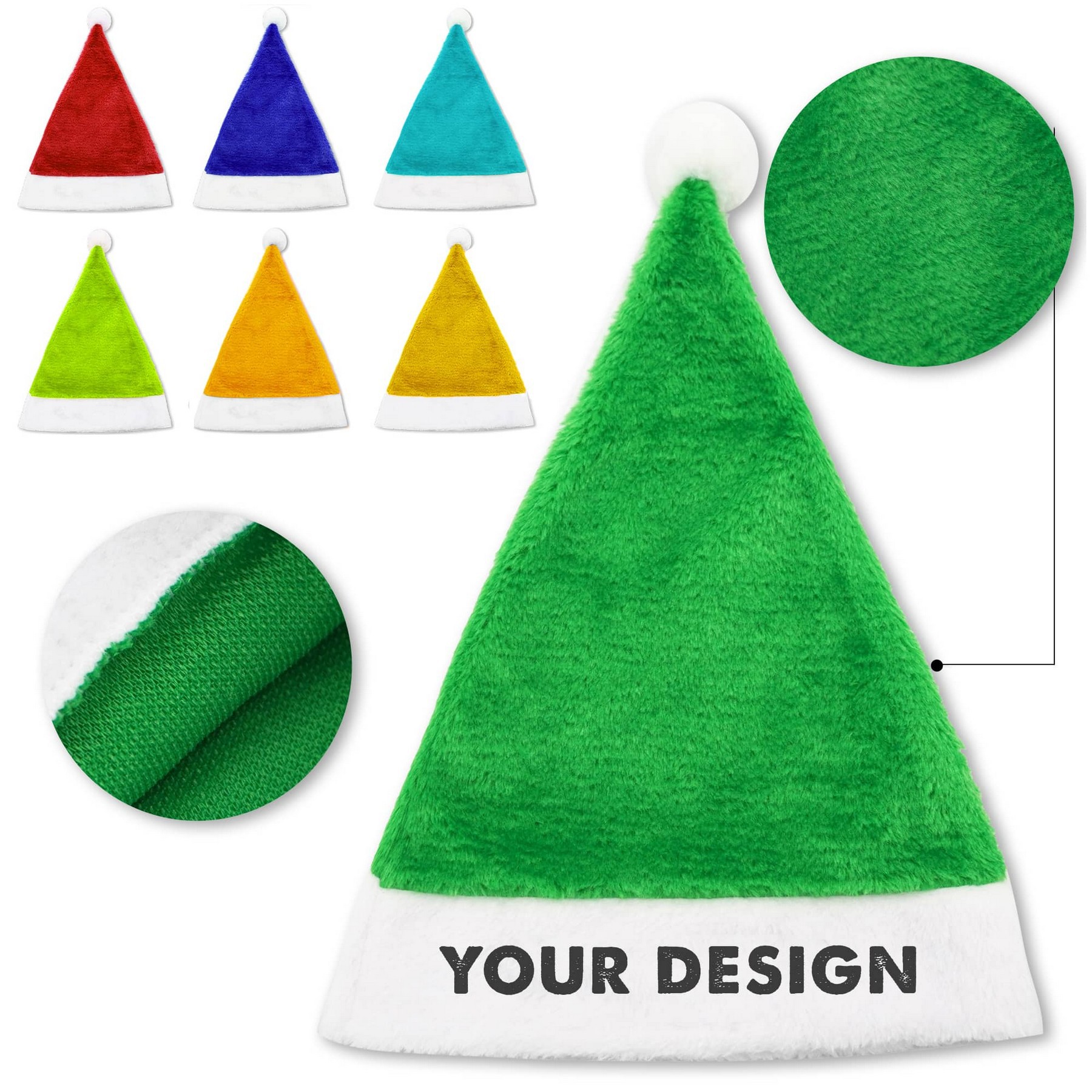 Plush Santa Cap