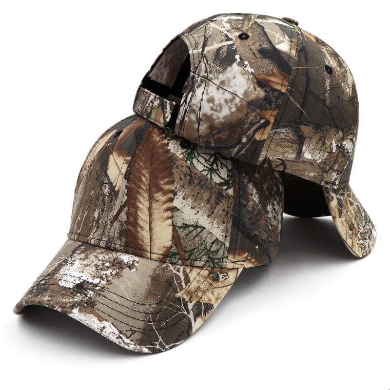 Poly Twill 6-Panel Camo Baseball cap - Image 4