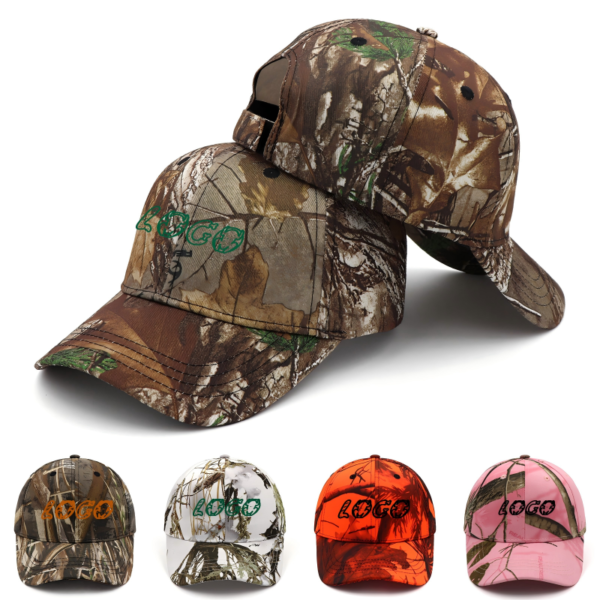 Poly Twill 6-Panel Camo Baseball cap