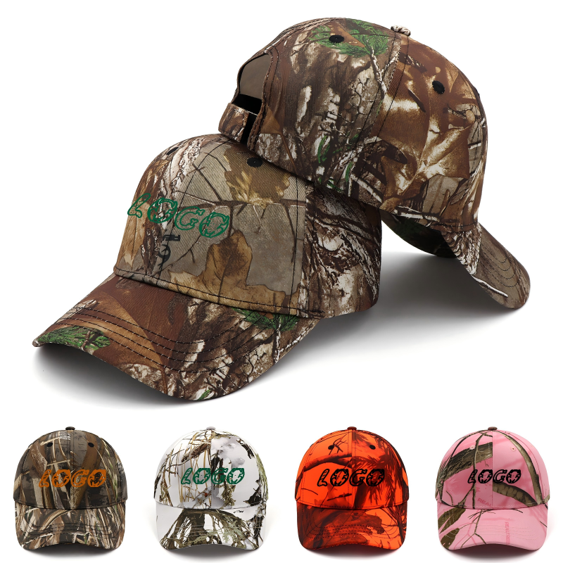 Poly Twill 6-Panel Camo Baseball cap