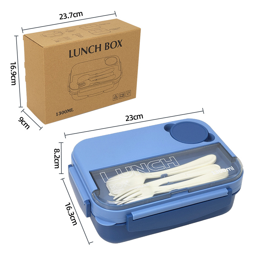 Lunch Box with Cutlery - Image 2