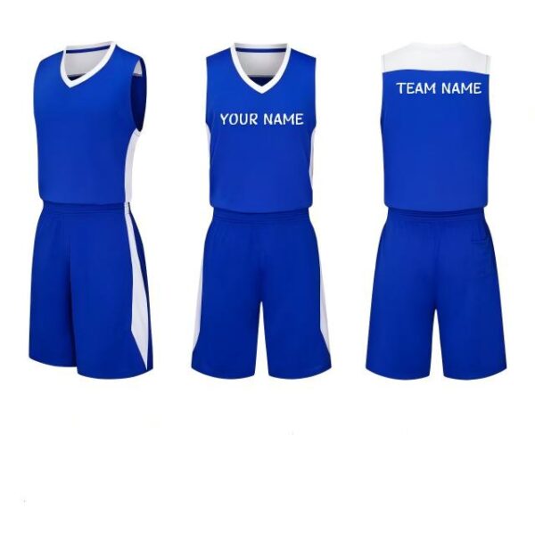 Two-Tone Basketball Jersey & Shorts