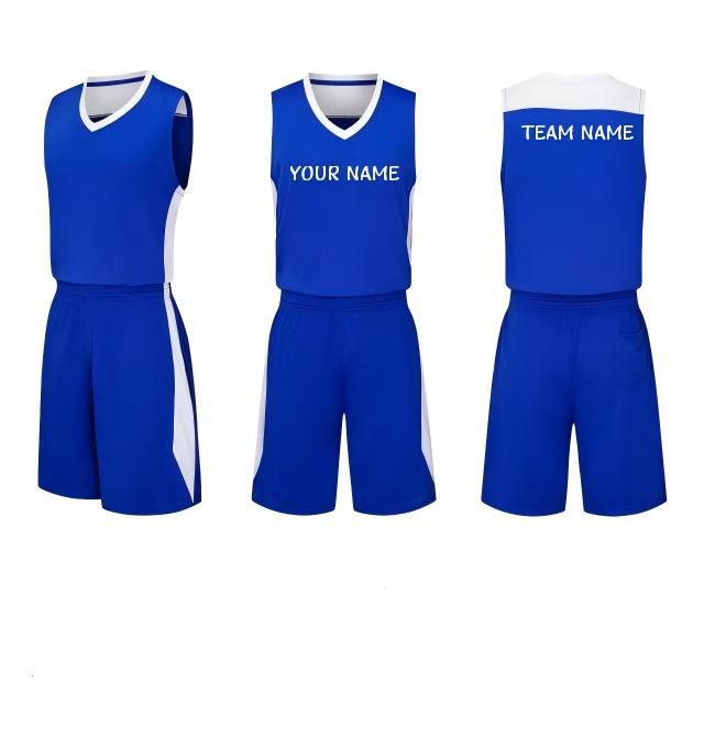 Two-Tone Basketball Jersey & Shorts