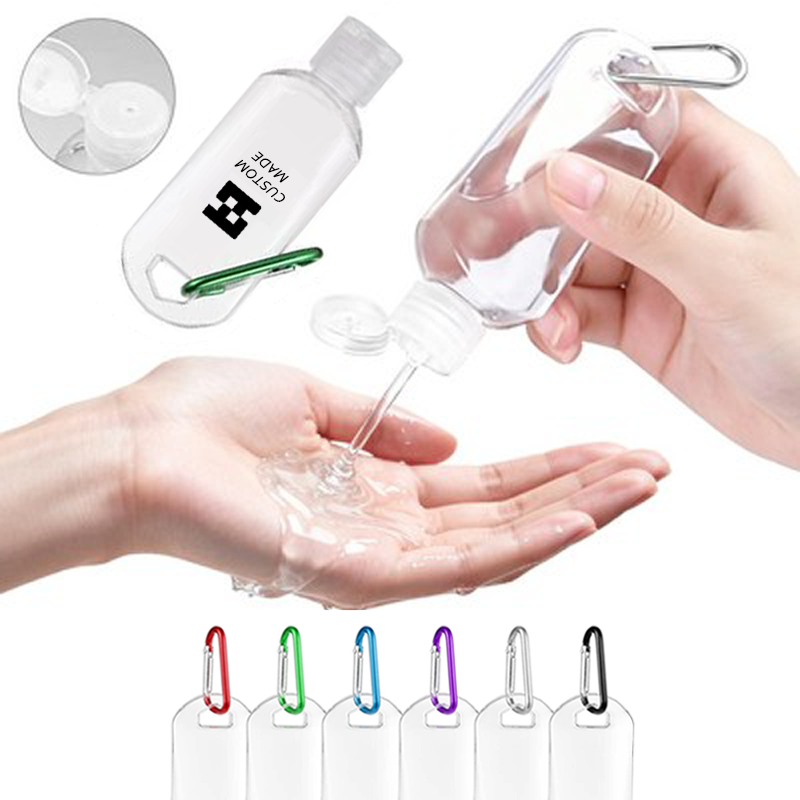 2 OZ Travel-Friendly Cartoon Hand Sanitizer with Carabiner