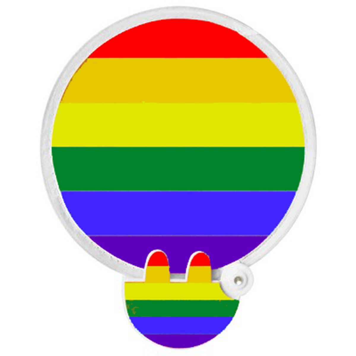 7 7/8" Customized Foldable Hand Fan - Image 3
