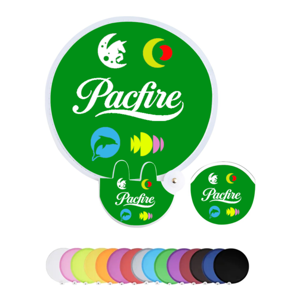 SUS3476 7 7/8" Customized Foldable Hand Fan