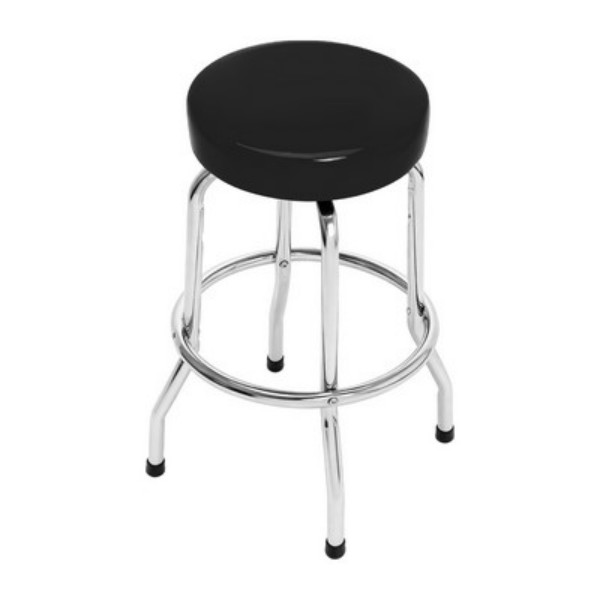 25" H Iron Backless Swivel Bar Stool - Image 6