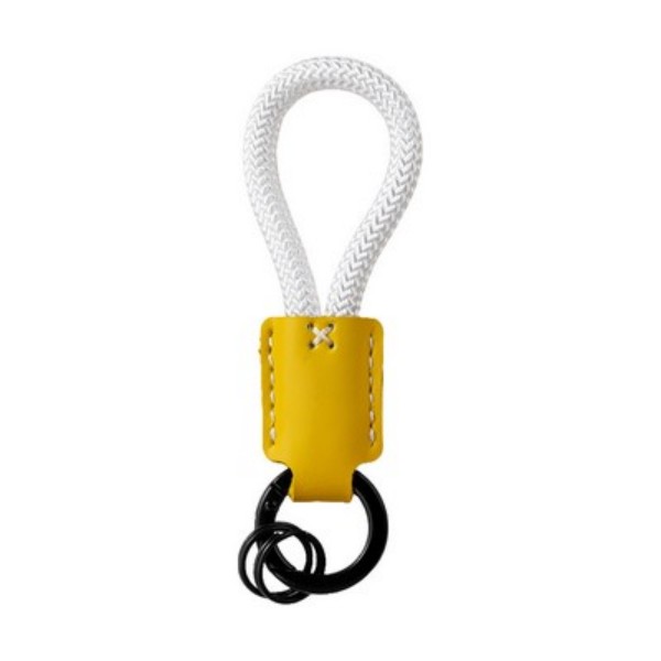 Handmade Leather Keychain With Double Rings - Image 6