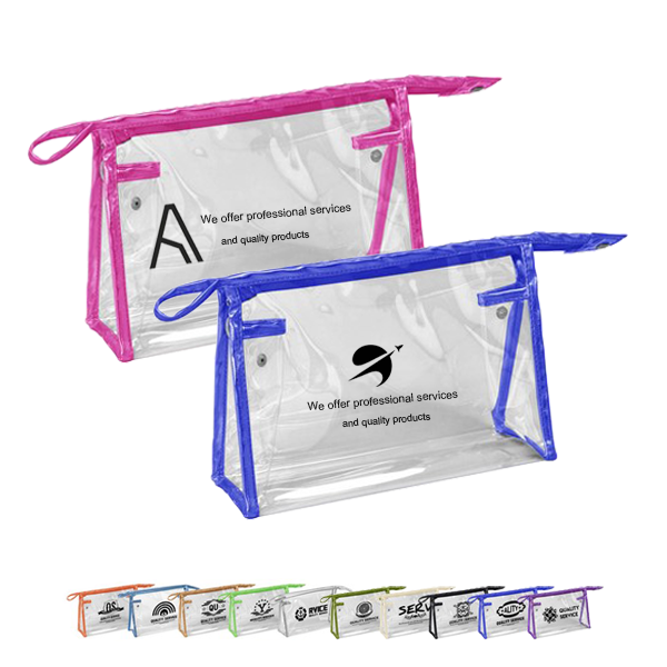 SAS049 Portable Transparent PVC Cosmetic Bags