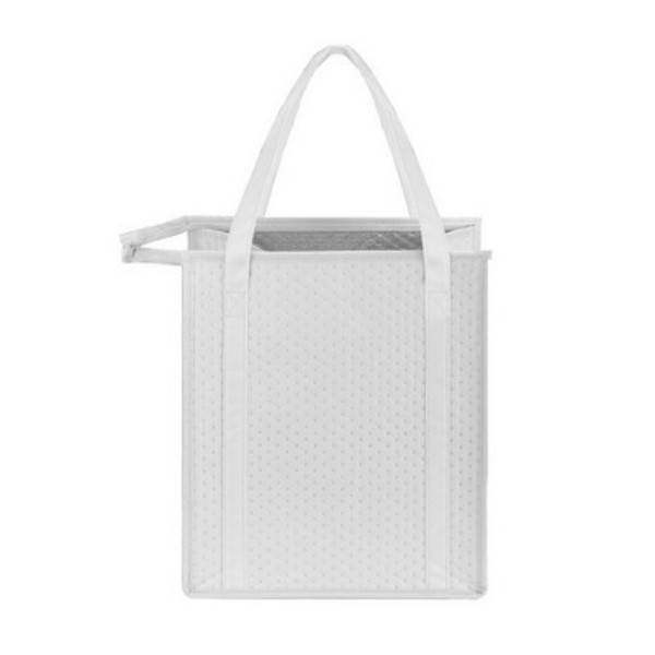 Non Woven Aluminum Foil Zipper Insulation Bag (13'' L x 15'' W x 10'' H) - Image 7
