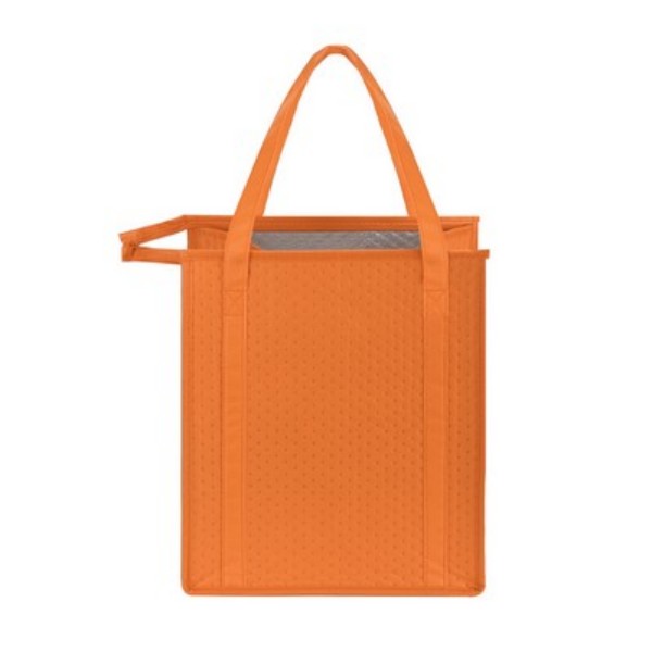 Non Woven Aluminum Foil Zipper Insulation Bag (13'' L x 15'' W x 10'' H) - Image 3