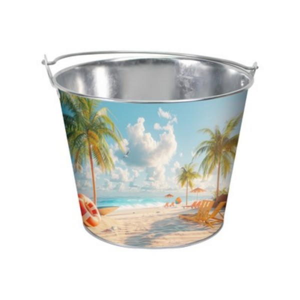 Custom Full Color 170OZ Metal Beer Ice Bucket - Image 8