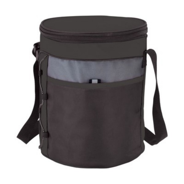 600D Oxford Cloth Single Shoulder Cylindrical Cooler Bag - Image 3
