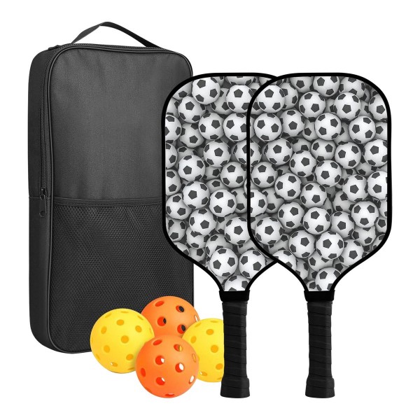 Custom Full Color Pickleball Racket Paddle & Ball Set w/ Carrying Bag - Image 13