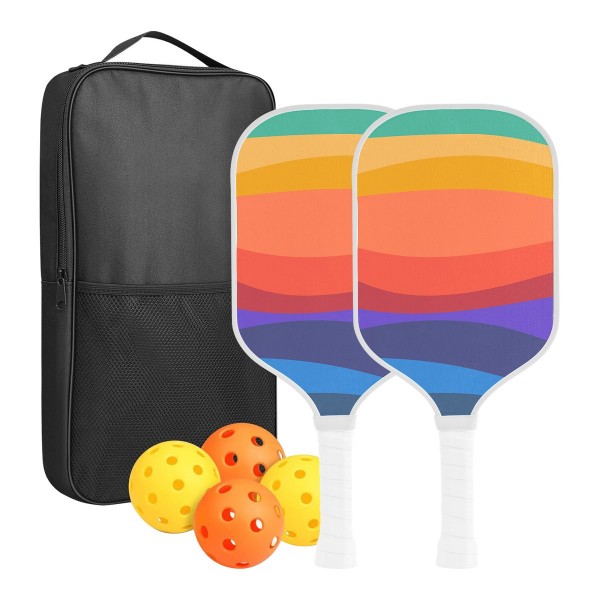Custom Full Color Pickleball Racket Paddle & Ball Set w/ Carrying Bag - Image 16