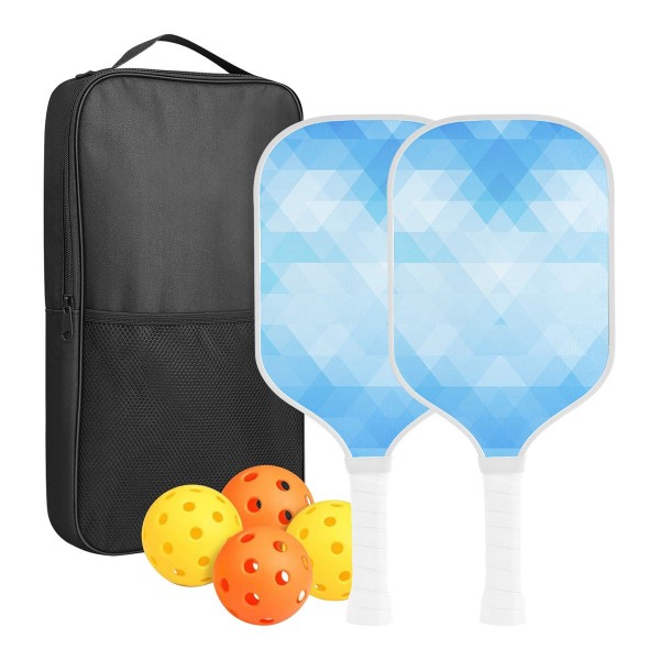 Custom Full Color Pickleball Racket Paddle & Ball Set w/ Carrying Bag - Image 3