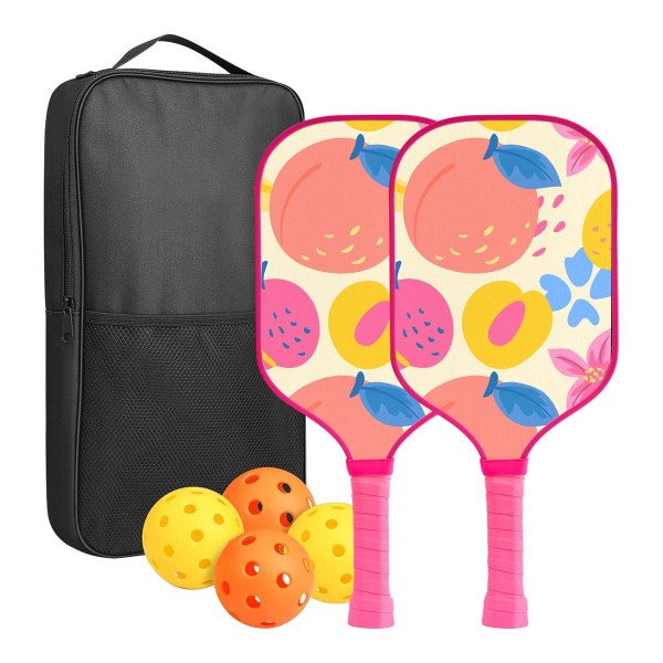 Custom Full Color Pickleball Racket Paddle & Ball Set w/ Carrying Bag - Image 6